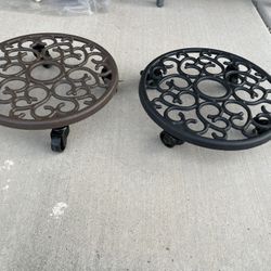 Cast Iron Plant Caddy 12 Inch  $18 Each