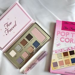 Too faced pop the cork palette + lip injection