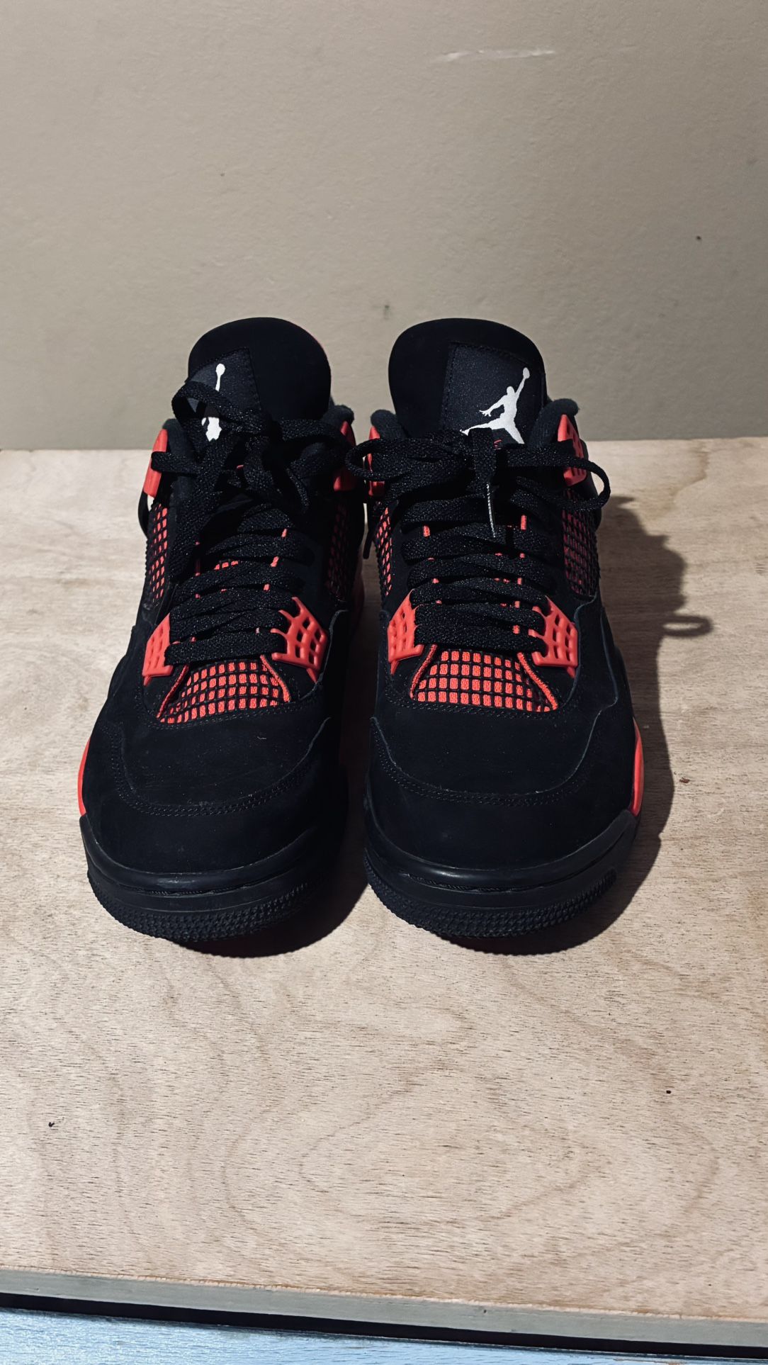Air Jordan 4s Black and Red