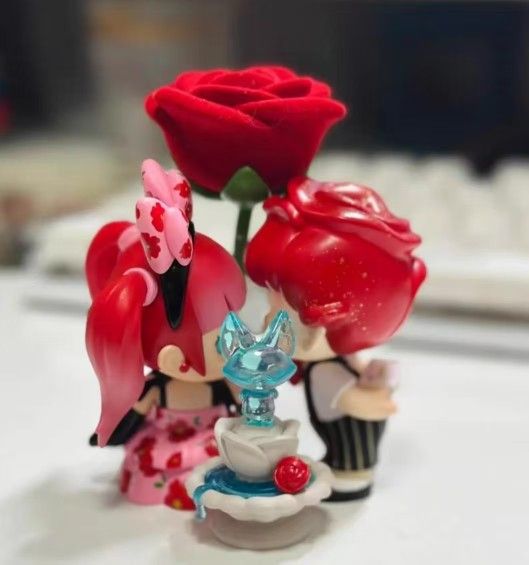 Out-of-print Molly red rose imp + Dimoo confession fountain|New unopened bag CP combination