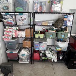 Two Sturdy Storage Racks