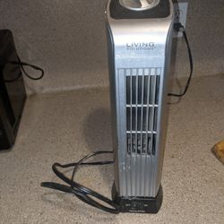 Living Solutions Tower/Desk Fan Used In Working Condition 