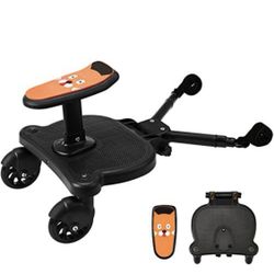 Universal Stroller Board 2-in-1 Buggy Board with Detachable Seat Standing Board, Rider Stroller Glider Board Suitable for Most Brands of Strollers, Ho