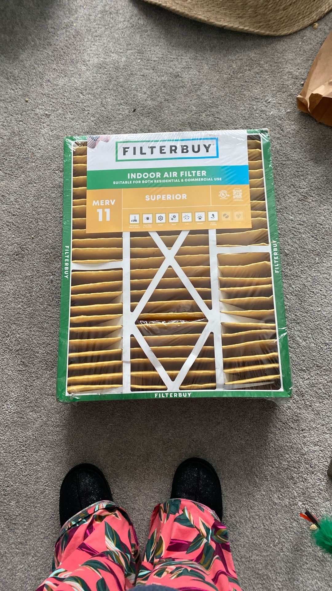 Furnace Filter 20 X 25 X 5 New