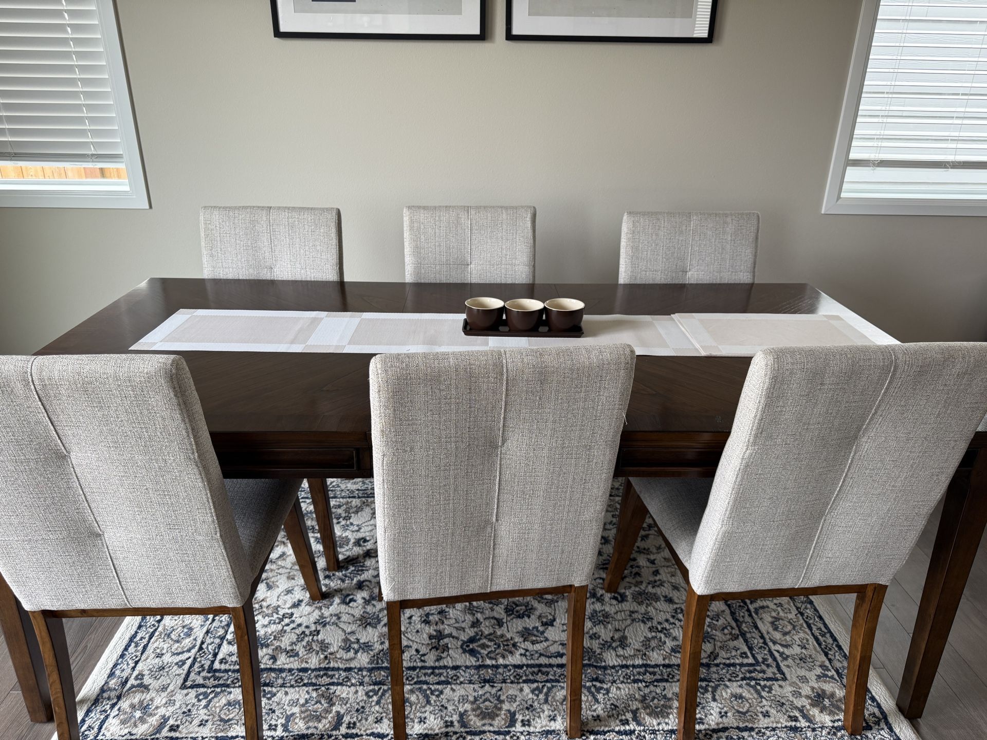 Dining Table With 6 Chairs