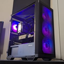 Gaming PC🎮 Nvidia GTX 1070⚪ Intel Xeon ⚪ 16GB RAM ⚪ 512 GB SSD ⚪ ARGB ⚪ MATX