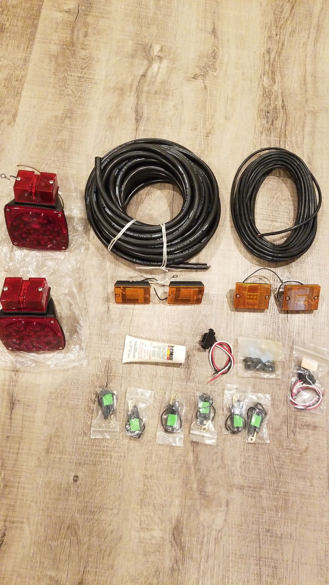 Complete trailer wire kit