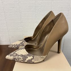 BCBG Beige Brown Heels for Women 7.5