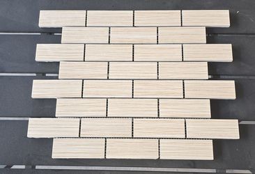 Mosaic Backsplash Tile. 1"x4" rectangle on 13x13 mosaic mesh **porcelain ** MATTE FINISH north Hollywood Area Selling From Home 236sqft available $3sq