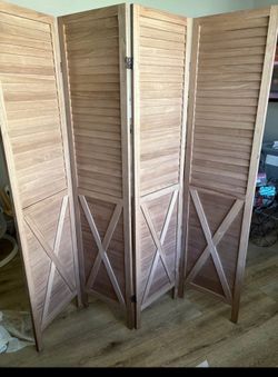 Room divider 4 panel