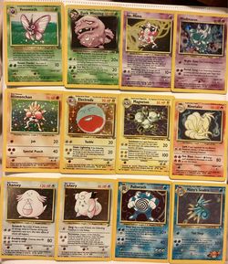 Vintage Holo Rare Pokémon Trading Cards Lot of 12