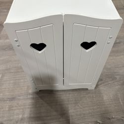 White Baby Doll Closet/Wardrobe