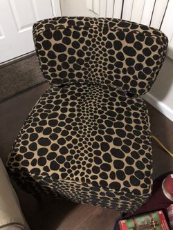 Pier 1 chair animal print