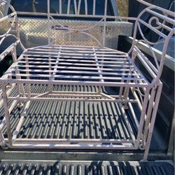 Vintage Wrought Iron Glider Chair