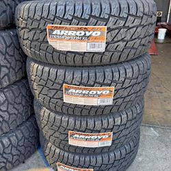 275/55R20 Set Of 4 Arroyo A/T New Tires 
