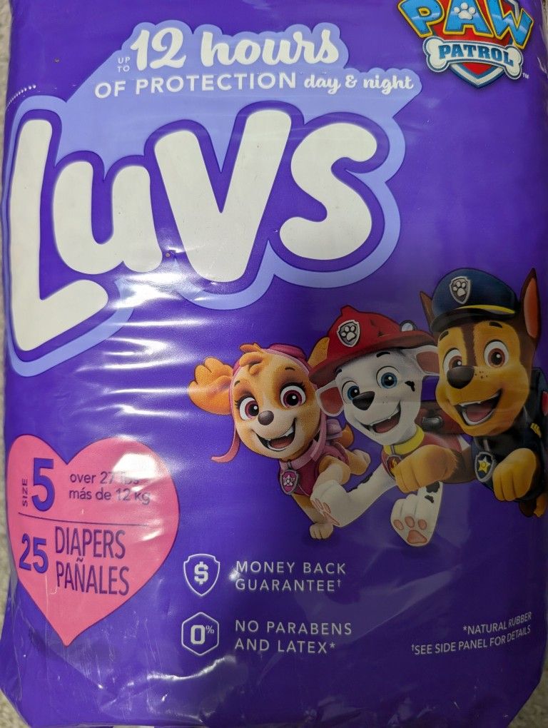Luvs Diapers Size 5 - 25 Counts