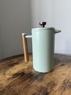 French Press Coffee Maker — 34 oz, Sage Green