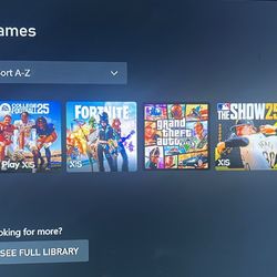 Xbox Series S (wired Controller)& 55 Inch Tv With Firestick (no Remote)