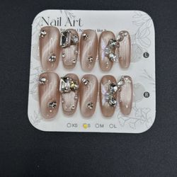 Press On Nails Size S Reusable Handmade