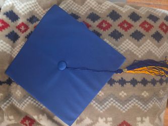 Blue Graduation Cap