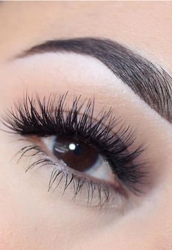 I put individual eyelashes