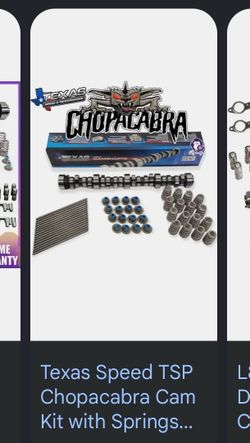 Camshaft and accessories