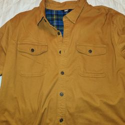 XXL Lands' End Men's Flannel Lined Shirt Jackets