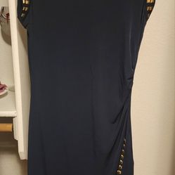 Michael Kors  Studded Side Slit Dress