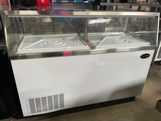 NEW 66" Ice Cream Dipping Cabinet Display Freezer NSF SABA SDC-66 #6127-OB