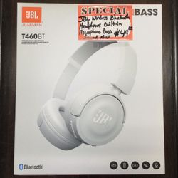 JBL Wireless Bluetooth headphones built in microphone bass sound brand new