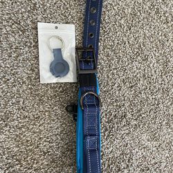 New Large Dog Collar With AirTag Holder