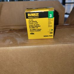 Powder Loads 22. Cal. DeWalt  Powder Actuated Tools 22cal. Blanks