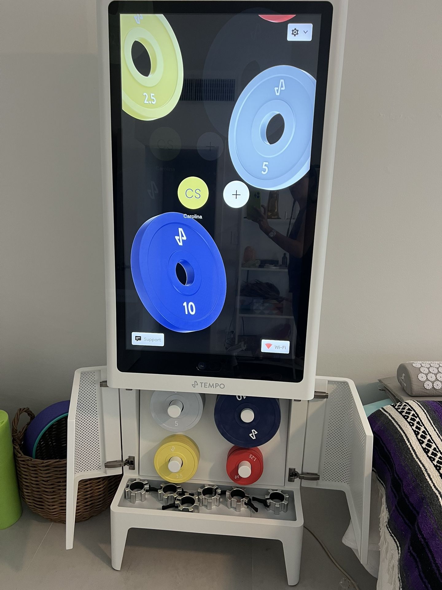 Tempo Studio Smart Home Gym with Weights