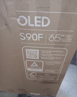 Samsung 65-Inch Class OLED S90F 4K Smart TV (2025 Model) NQ4 AI Gen3 Processor, 4K AI Upscaling Pro, OLED HDR +, Motion Xcelerator 144Hz, Samsung Visi