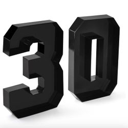 Number “30” Food Serving Trays