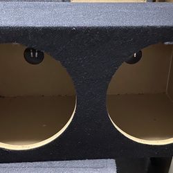 12" Sealed Dual Car Subwoofer Box Enclosure