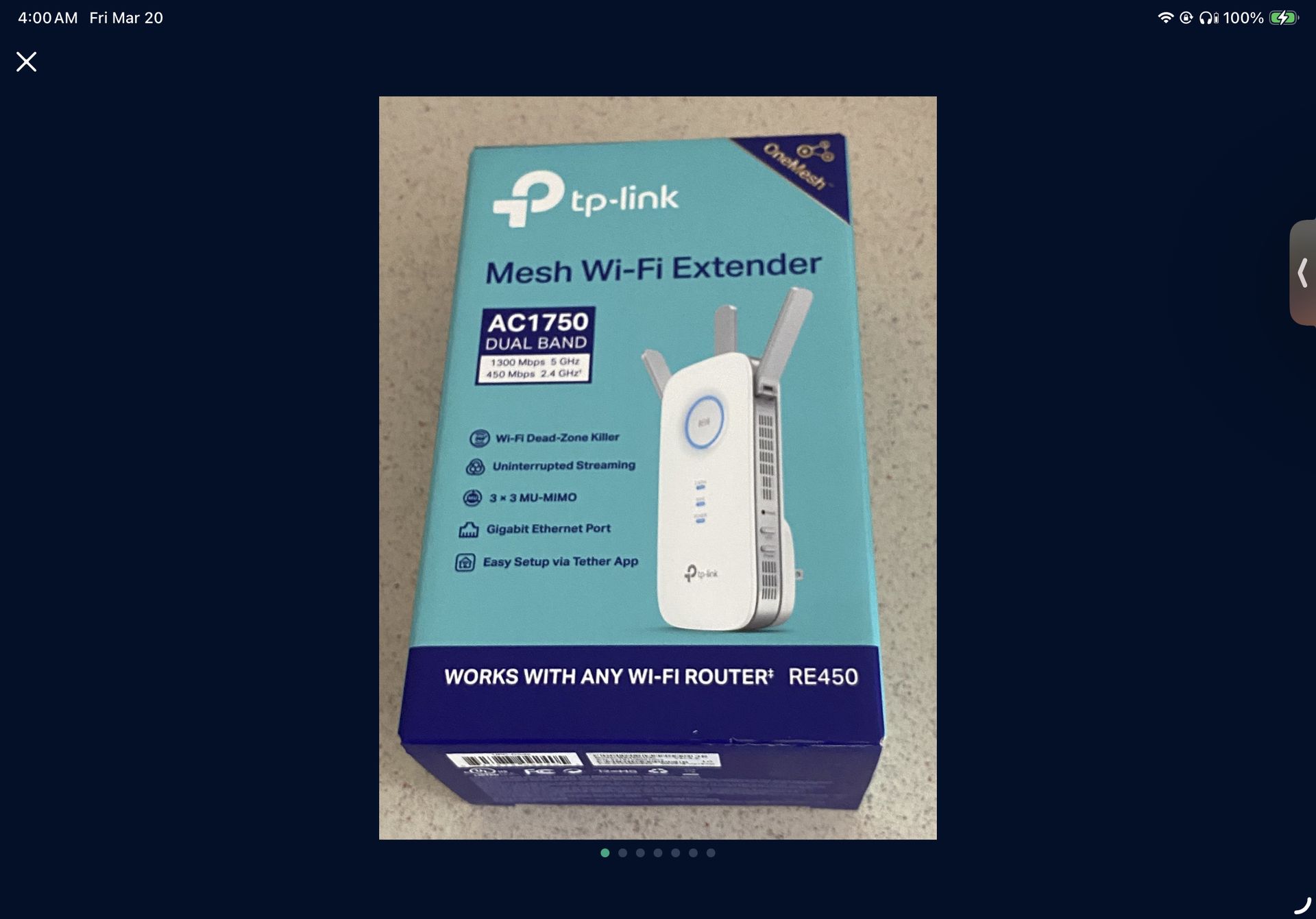 Wi-Fi Booster TP-Link AC1750 Wi-Fi Extender
