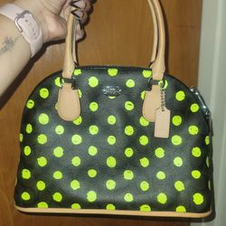 Polka Dot Coach Purse