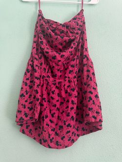 Strapless dress