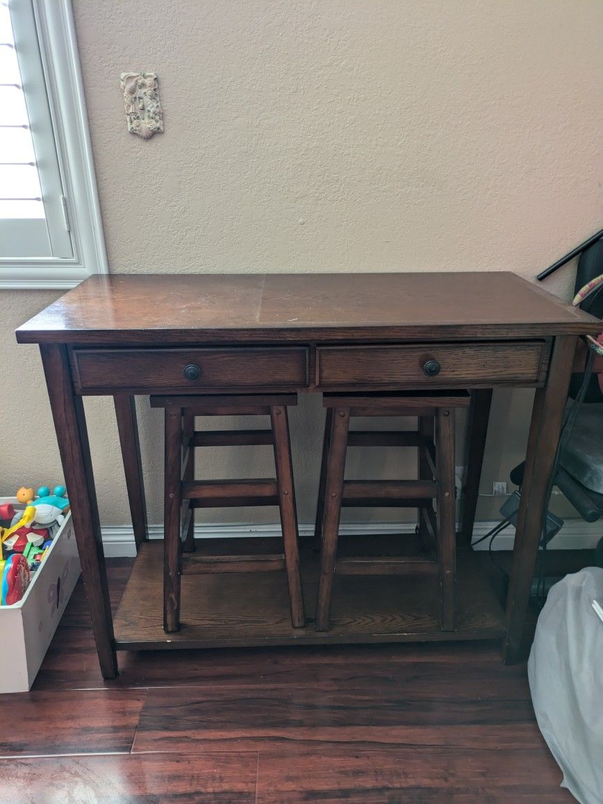 Table With Stools