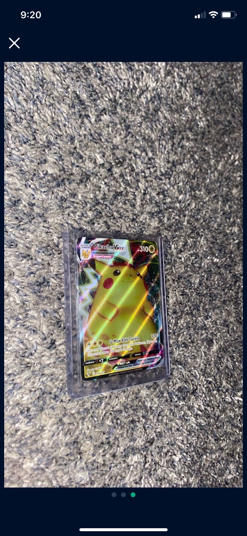 Pikachu Vmax