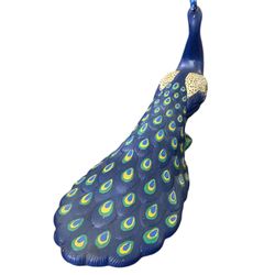 Vintage 1970’s Ceramic Peacock 
