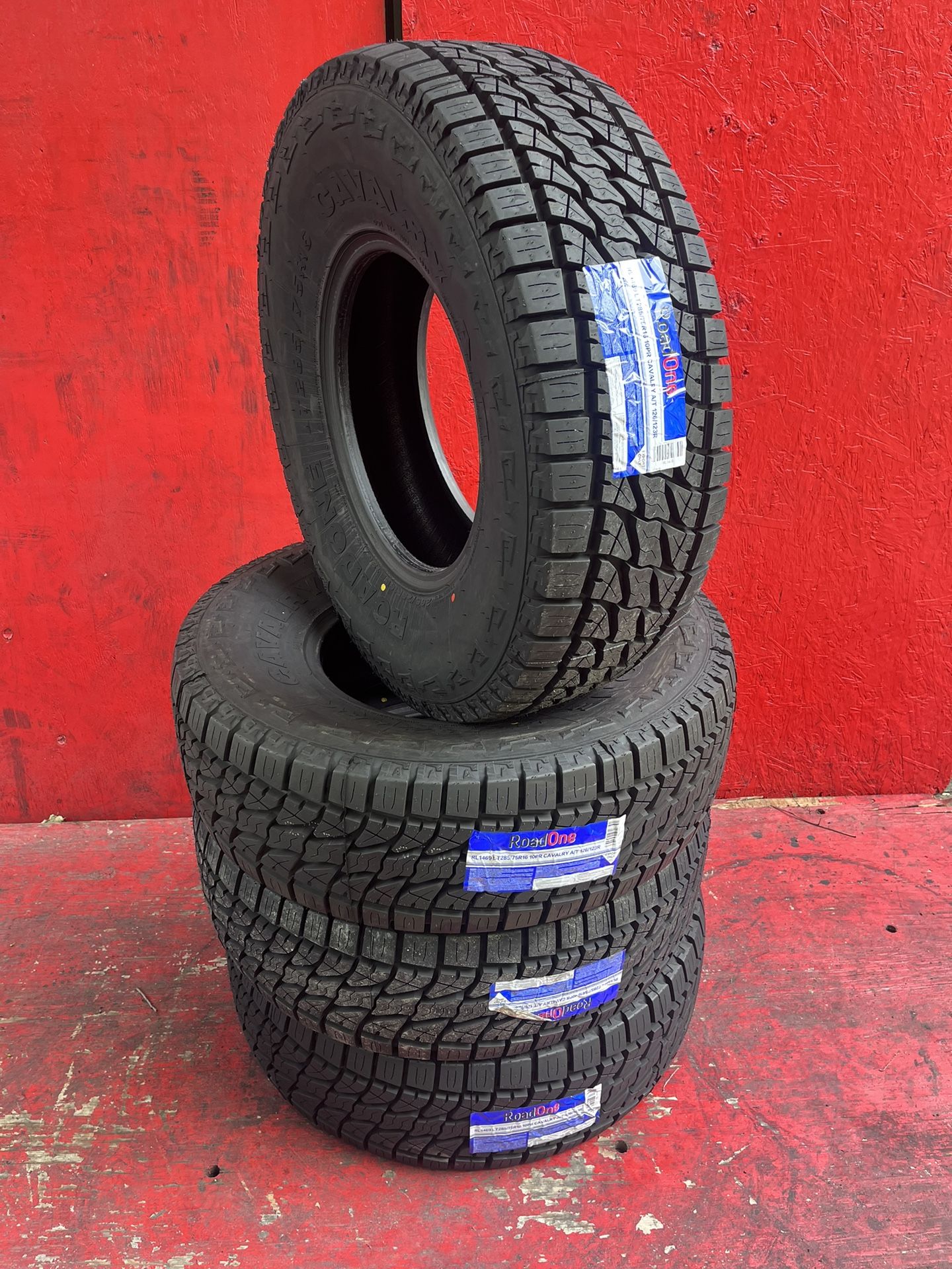 LT285/75R16 CAVALRY A/T full new set 