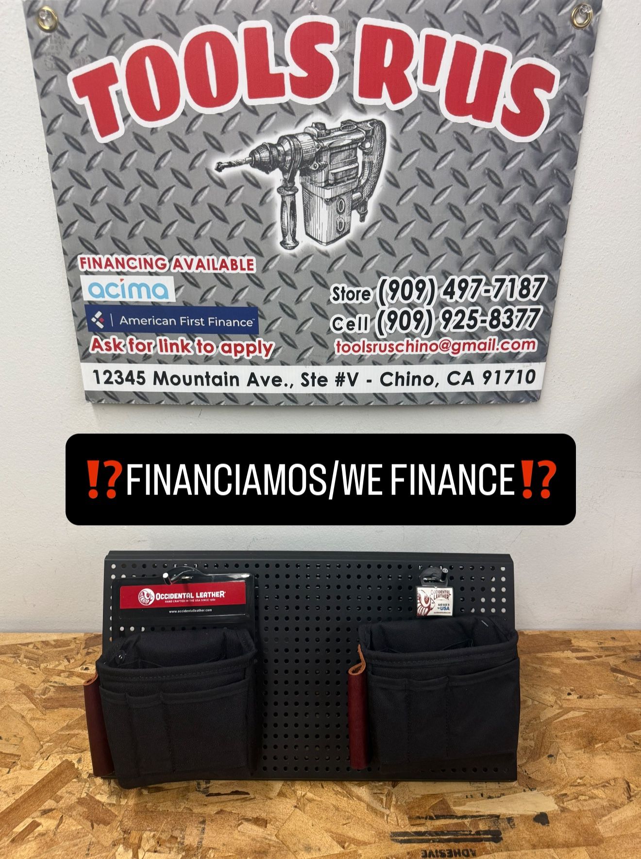 9512 OCCIDENTAL LEATHER Task Pouch(EACH)**(FINANCIAMOS/WE FINANCE)**