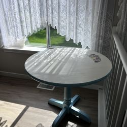 Round Decorative Wooden Table