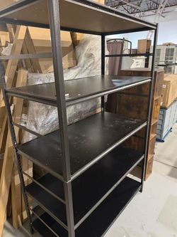 🥨46"Wx23.6"Dx72" H Storage Shelves,Adjustable Garage Shelving for Garage Storage,Warehouse