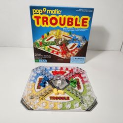 Trouble Game Pop-O-Matic Board Game 