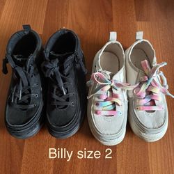 billy shoes size 2