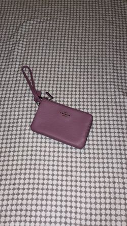 Authentic COACH Leather Wristlet