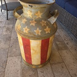 Old Antique Milk Can